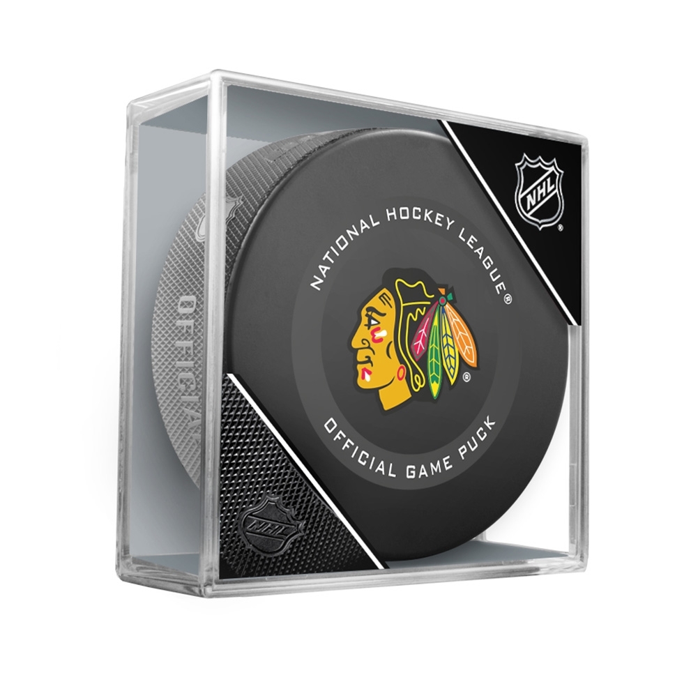 Fanouškovský puk NHL Official Game Puck (1ks), Chicago Blackhawks