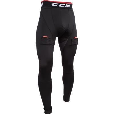 Kalhoty se suspenzorem CCM Compression Pant Jock SR, Senior, M, černá