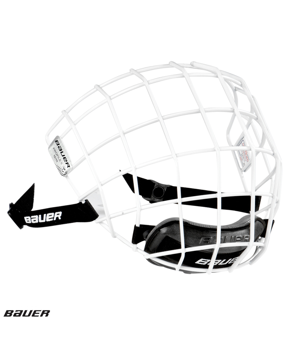 Koš Bauer Profile II Facemask, Senior, bílá, L