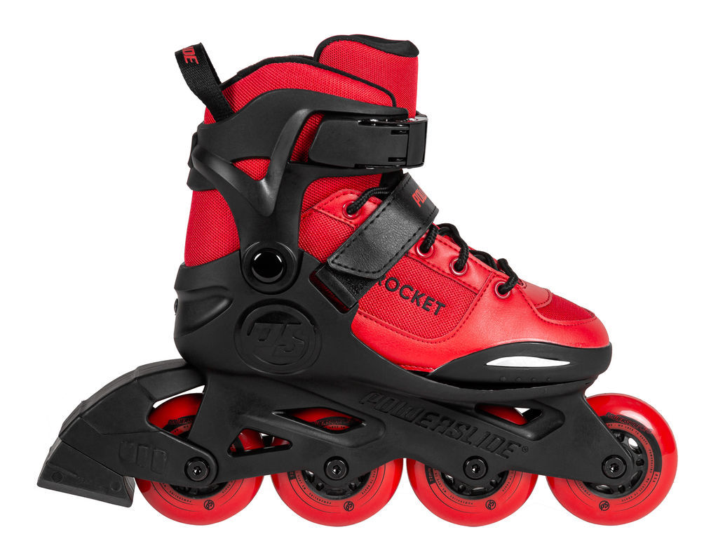 Dětské kolečkové brusle Powerslide Rocket Red, 4x, 72, 33-36