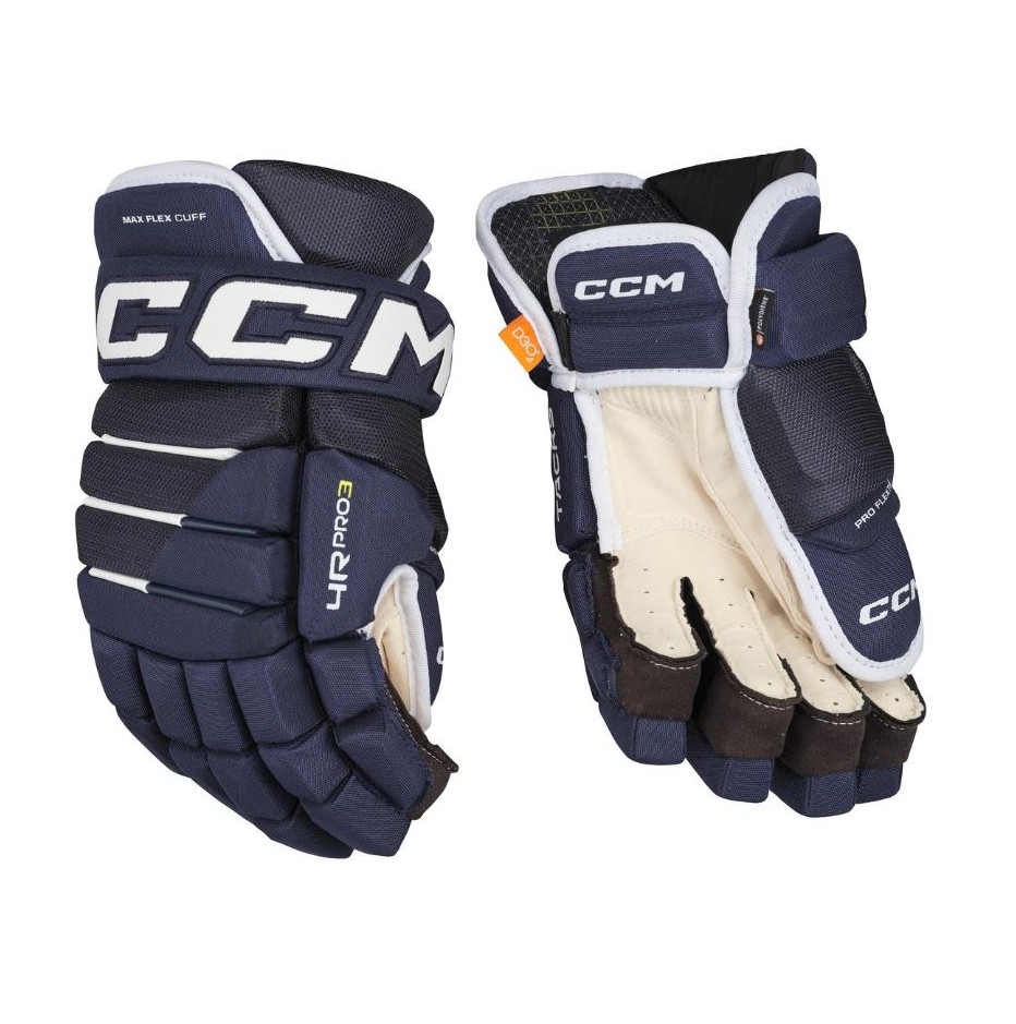 Rukavice CCM Tacks 4R Pro3 SR, Senior, 14", tmavě modrá-bílá