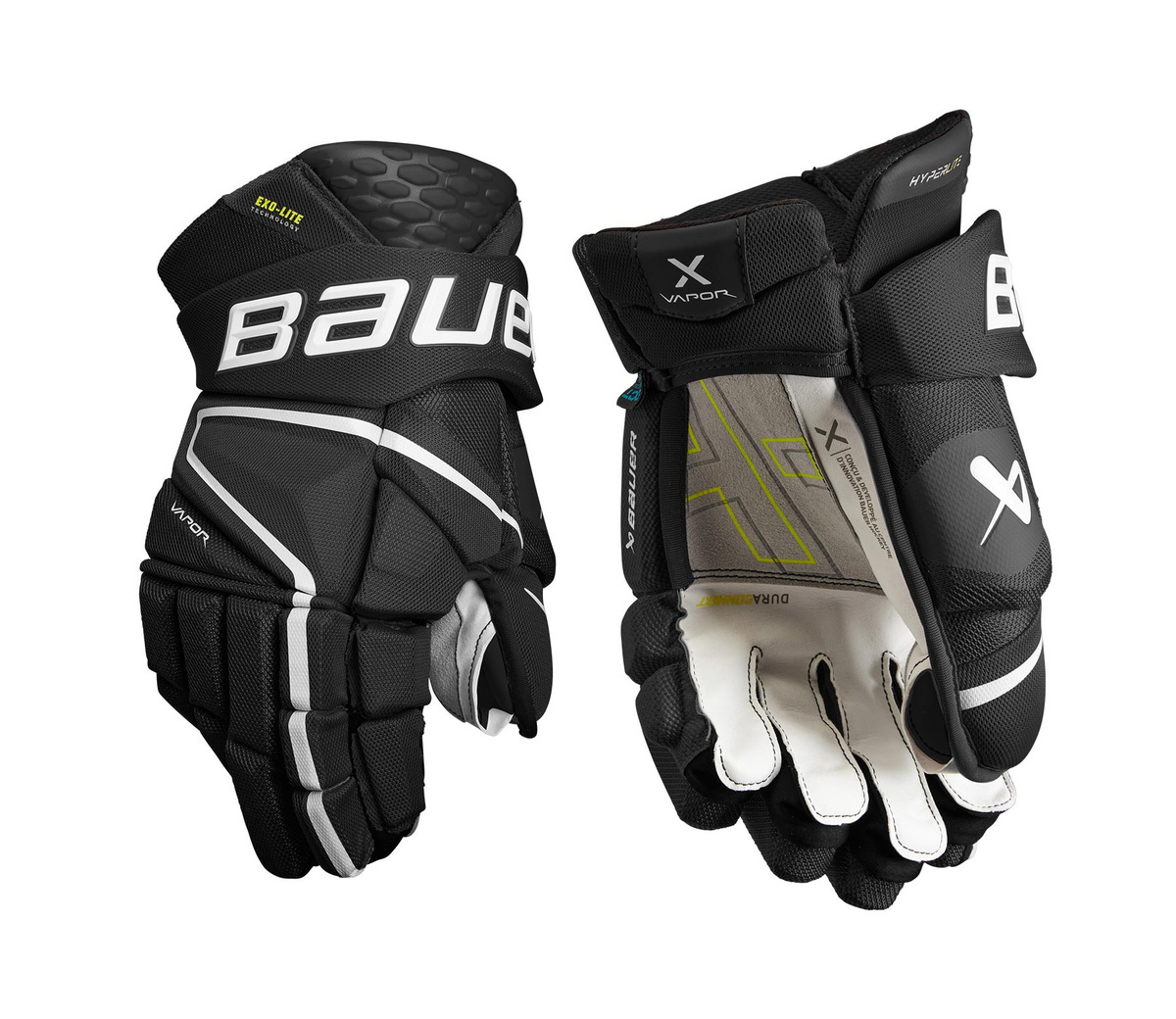 Rukavice Bauer Vapor Hyperlite S22 SR, Senior, 14", černá-bílá