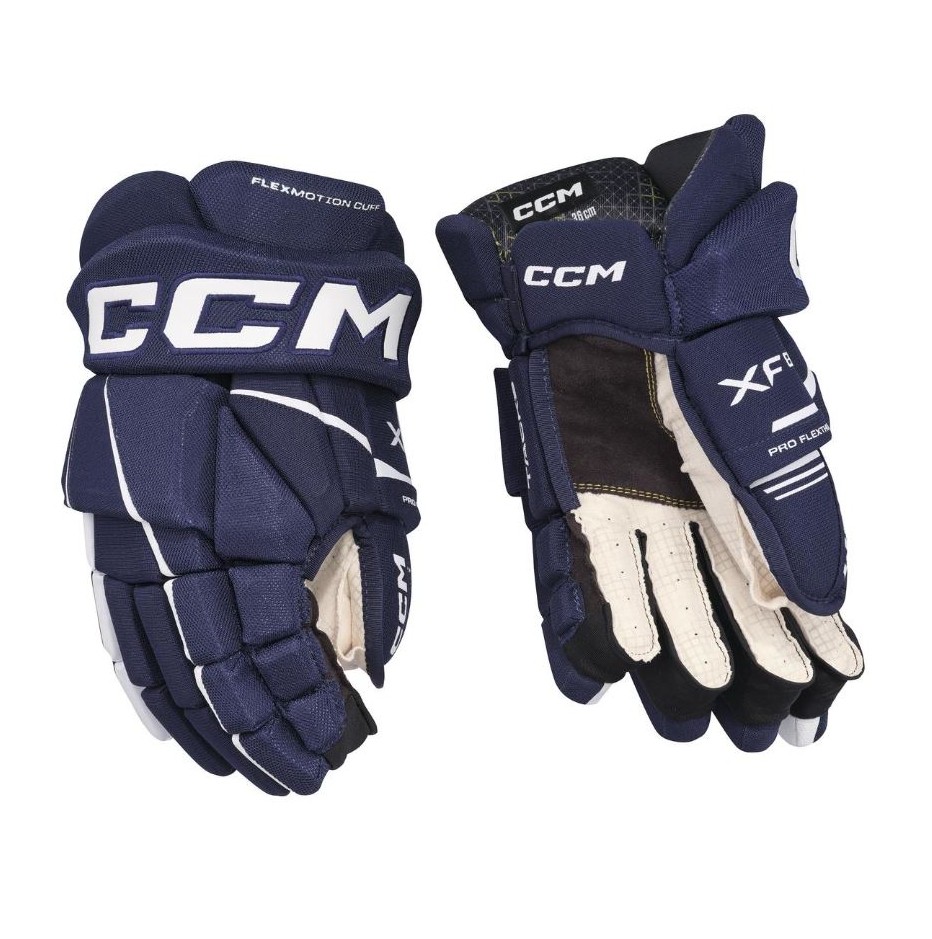 Rukavice CCM Tacks XF 80 SR, Senior, 13", tmavě modrá-bílá