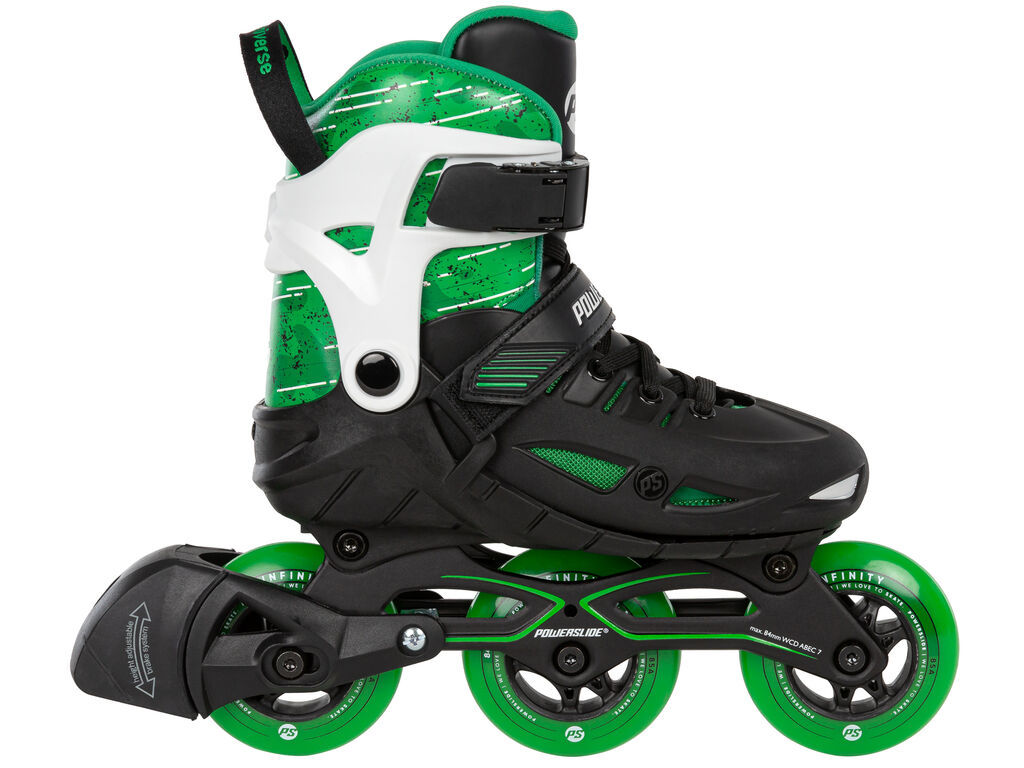 Dětské kolečkové brusle Powerslide Phuzion Universe Green, 29-32, 3x, 80