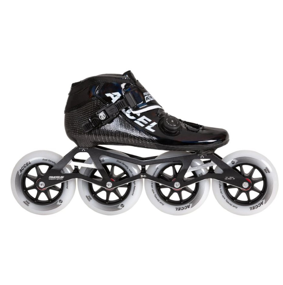 Kolečkové brusle Powerslide Accel Black 110, 45, 4x, 110