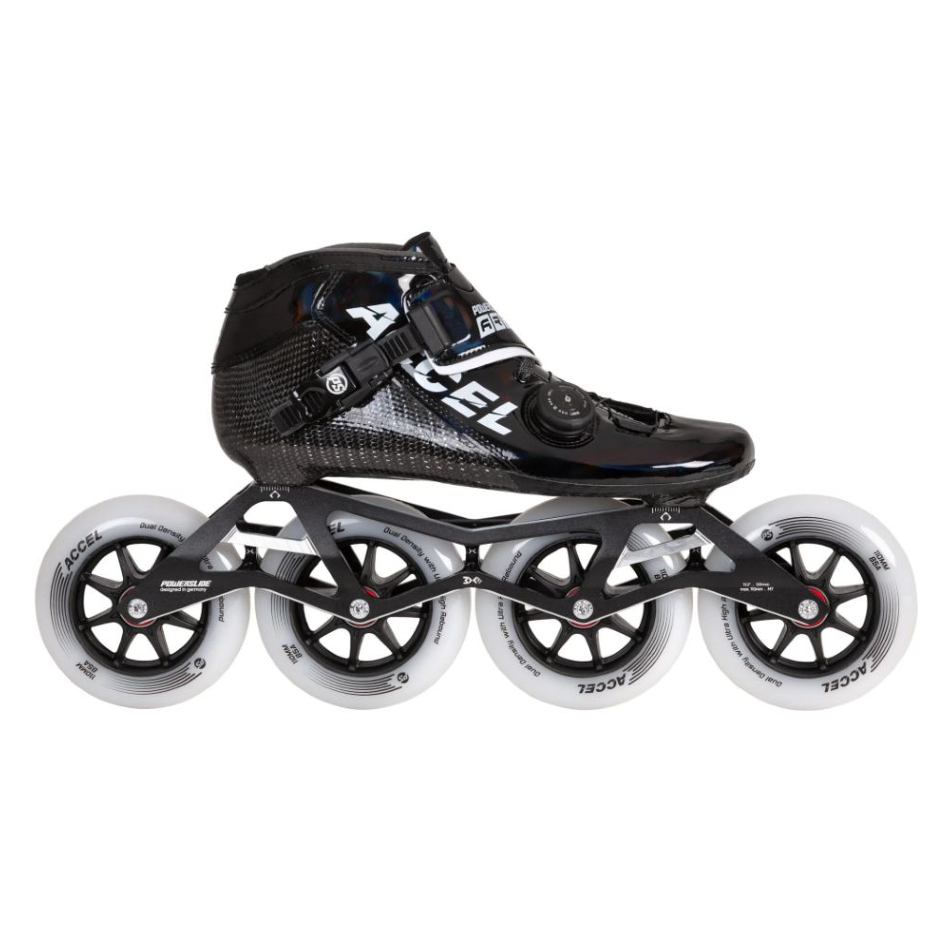 Kolečkové brusle Powerslide Accel Black 110, 36, 4x, 110