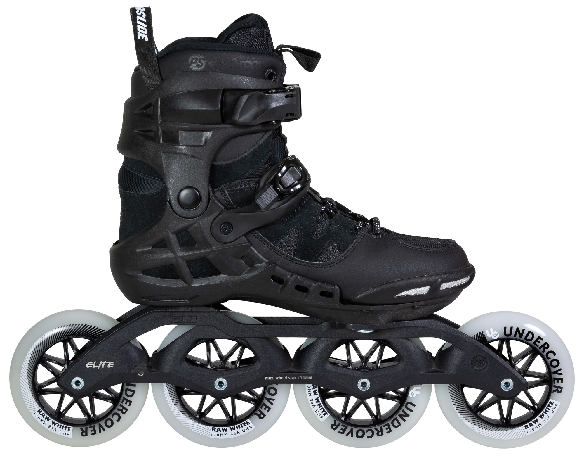 Kolečkové brusle Powerslide Phuzion Argon Road black 110 Trinity, 4x, 110, 47