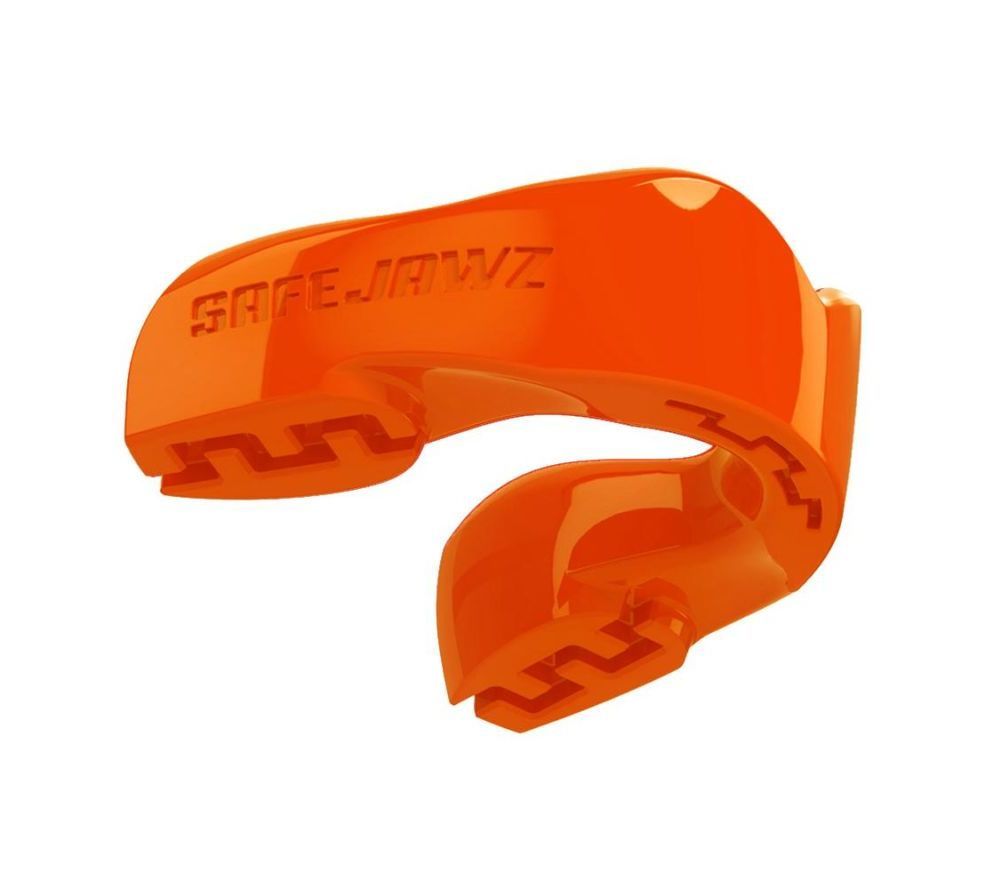 Chránič zubů Safe Jawz Intro Series Fluoro Orange, Junior, Bez příchuti