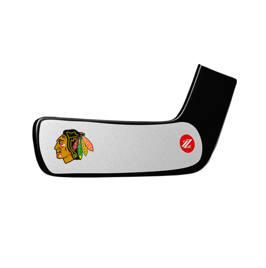 Brankářská páska na čepel Rezztek Doublepack NHL (2páry), Senior, bílá, Chicago Blackhawks