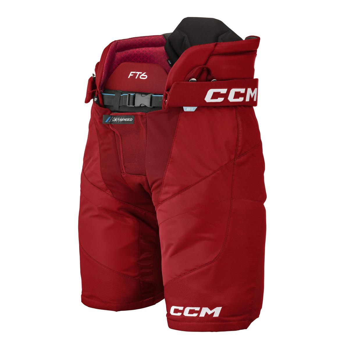 Kalhoty CCM Jetspeed FT6 SR, červená, Senior, L