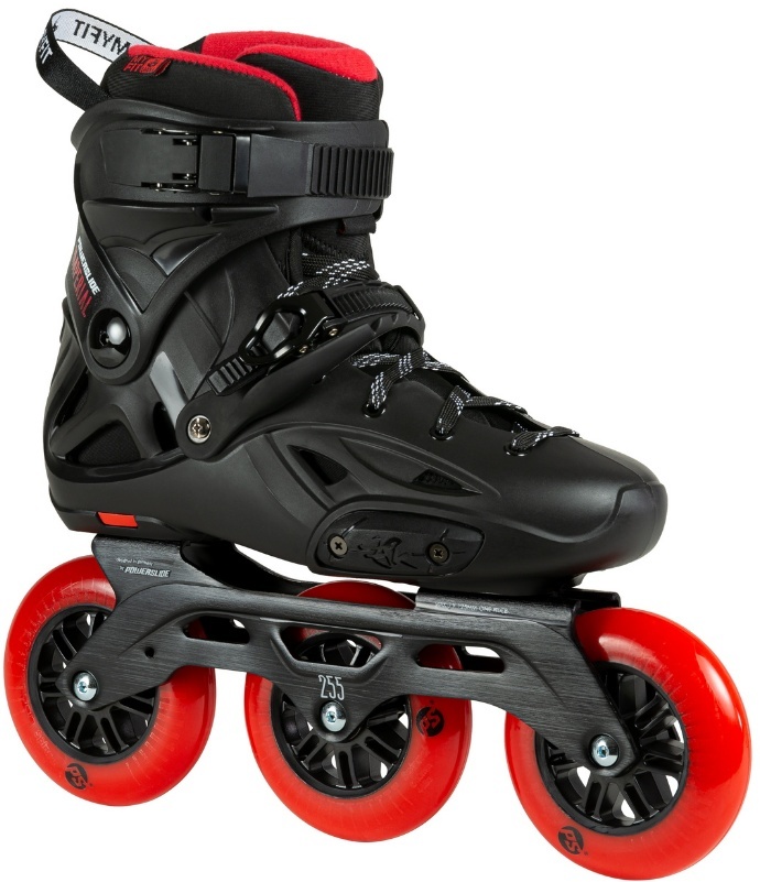 Kolečkové brusle Powerslide Imperial Black Red 110, 3x, 110, 39-40