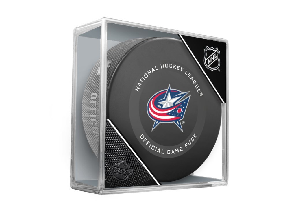 Fanouškovský puk NHL Official Game Puck (1ks), Columbus Blue Jackets