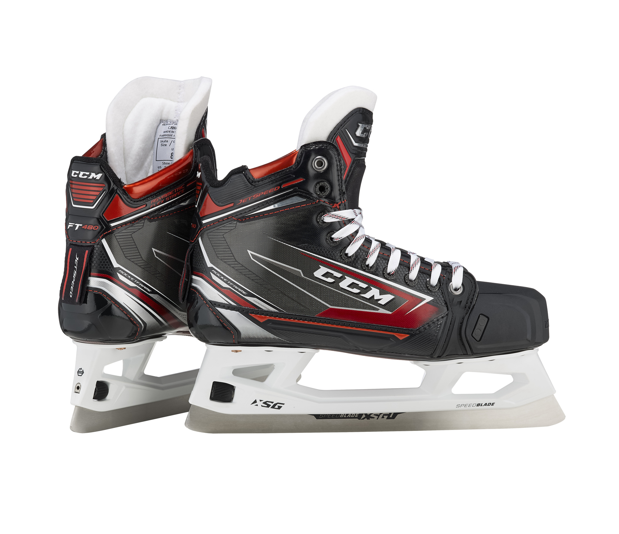 Brankářské brusle CCM JetSpeed FT480 JR, Junior, 3.5, 36.5, D