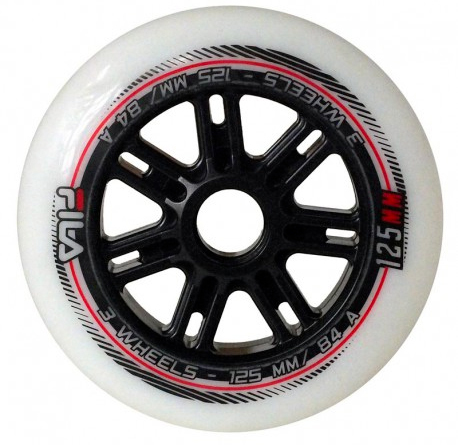 Kolečka Fila Wheels Set White (6ks), 84A, 125