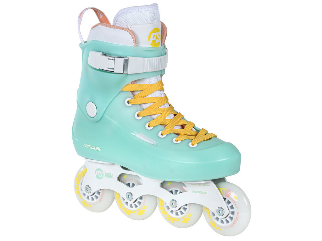 Kolečkové brusle Powerslide Zoom Baby Blue 80 Trinity, 37-38, 4x, 80