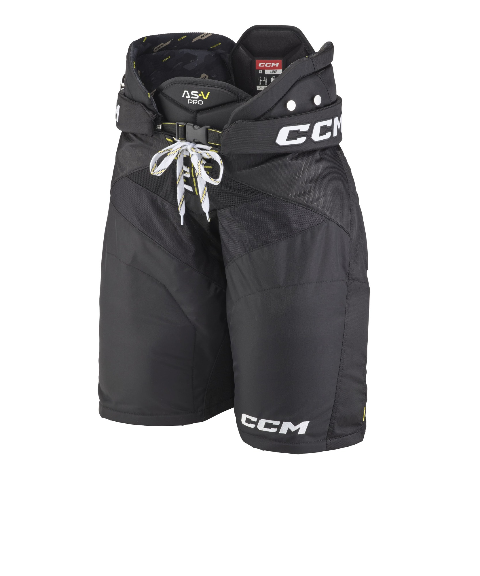 Kalhoty CCM Tacks AS-V Pro Velcro SR, Senior, L, červená