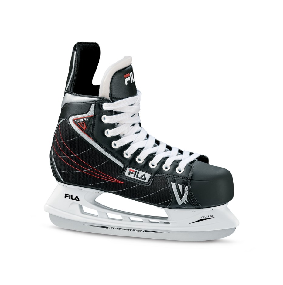 Lední brusle Fila Viper HC Plus Black/Red, 9.5, 43.5