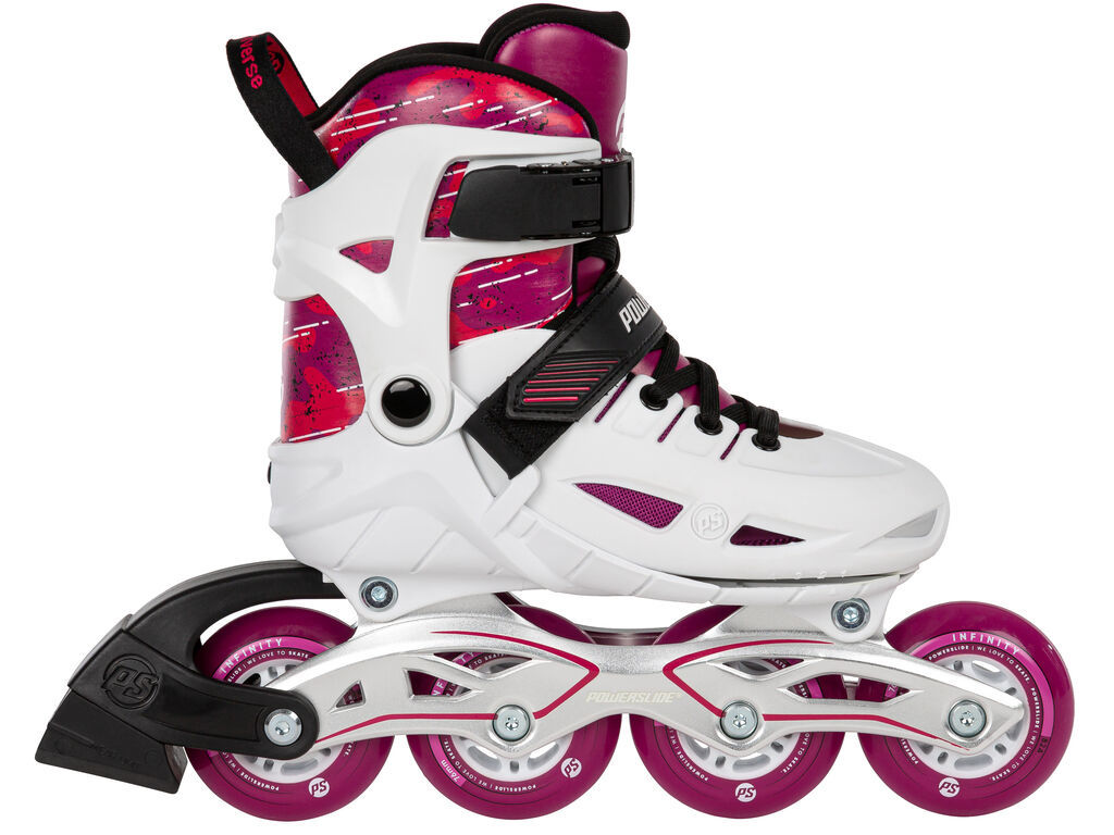 Dětské kolečkové brusle Powerslide Phuzion Universe 4W Pink, 33-36, 4x, 76