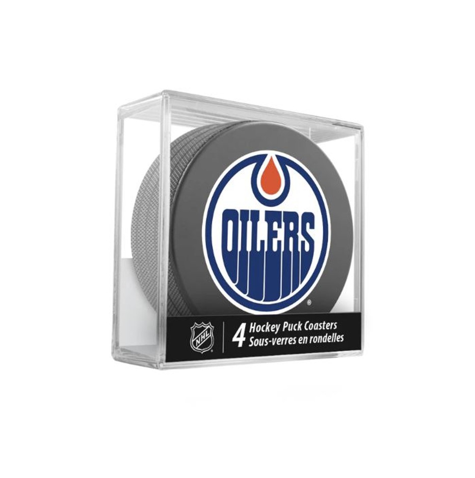 Fanouškovský puk NHL Coasters Cube, Edmonton Oilers