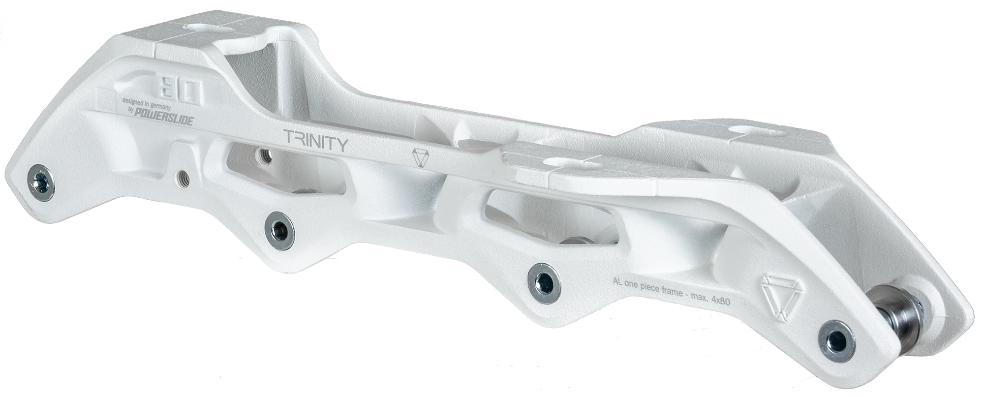 Podvozky Powerslide Elite AL 4x80 Trinity, bílá, 4x, 80, 243mm