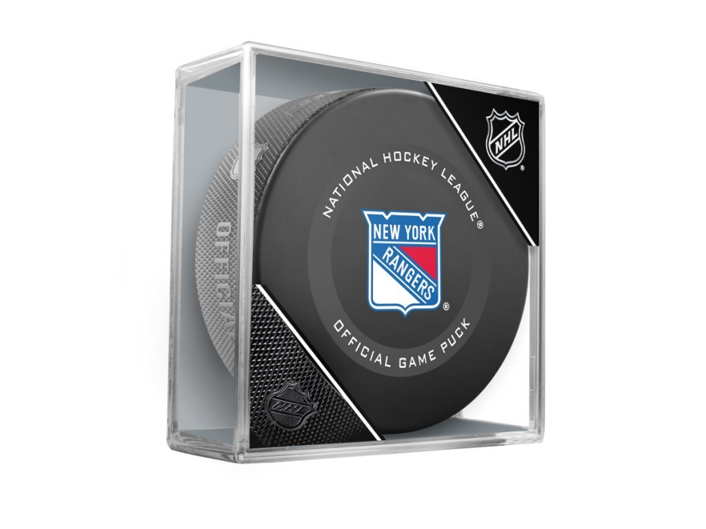 Fanouškovský puk NHL Official Game Puck (1ks), New York Rangers