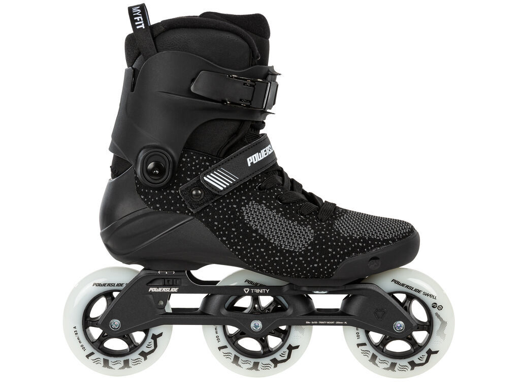 Kolečkové brusle Powerslide Swell Lite Black 100 Trinity 2022, 38-39, 3x, 100