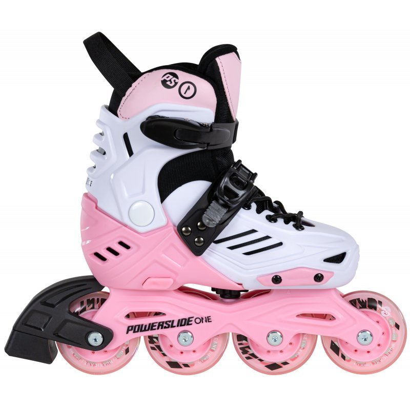 Dětské kolečkové brusle Powerslide One Khaan Junior LTD Pink, 4x, 72, 35-38