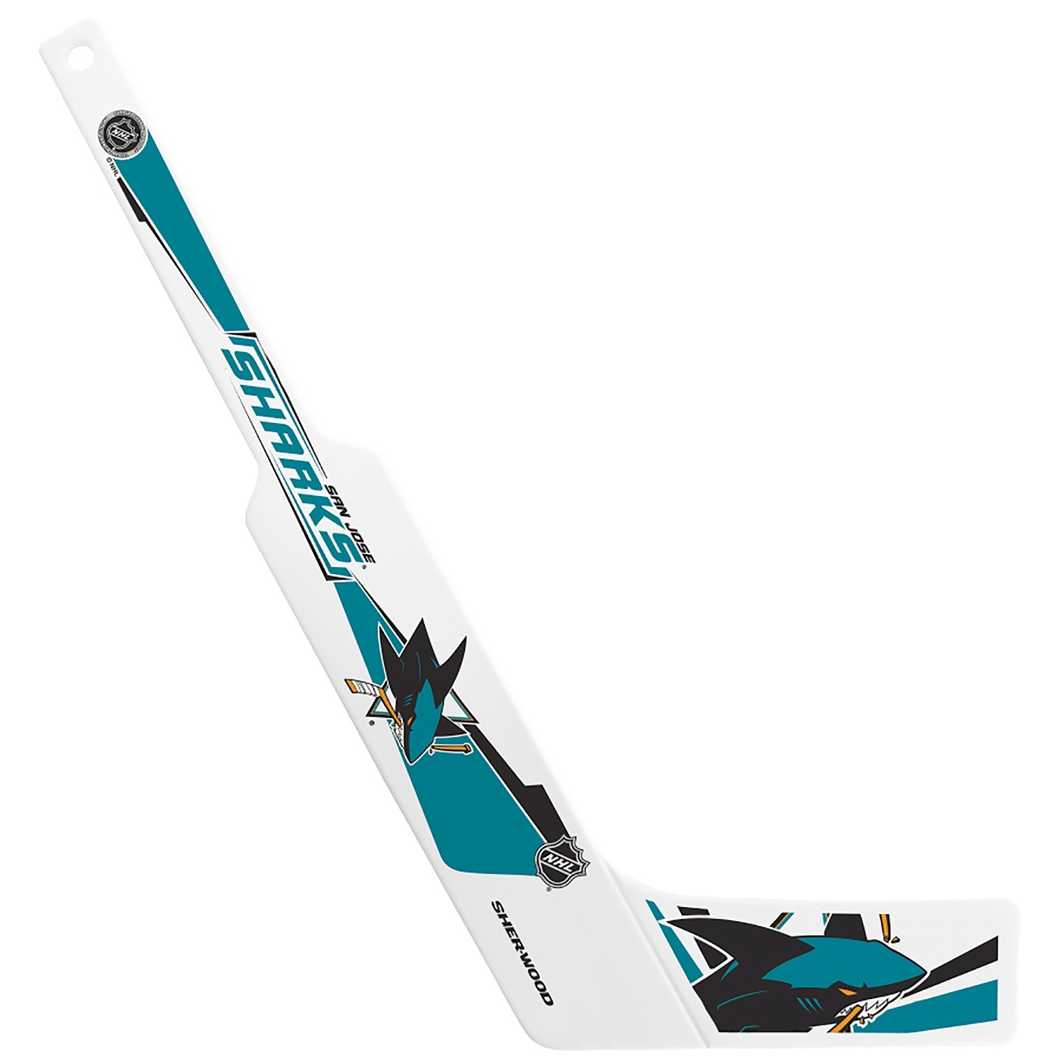 Brankářská mini hokejka NHL, San Jose Sharks