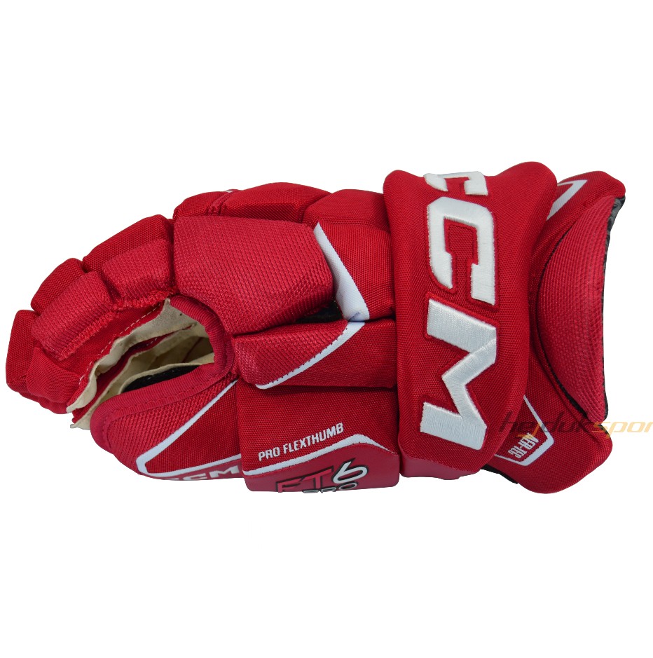 Rukavice CCM Jetspeed FT6 Pro JR, červená, Junior, 11"