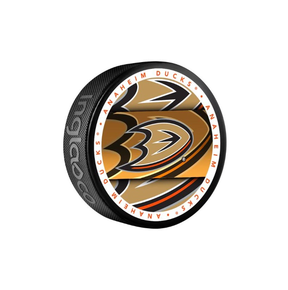 Fanouškovský puk NHL Medallion Blister (1ks), Anaheim Ducks