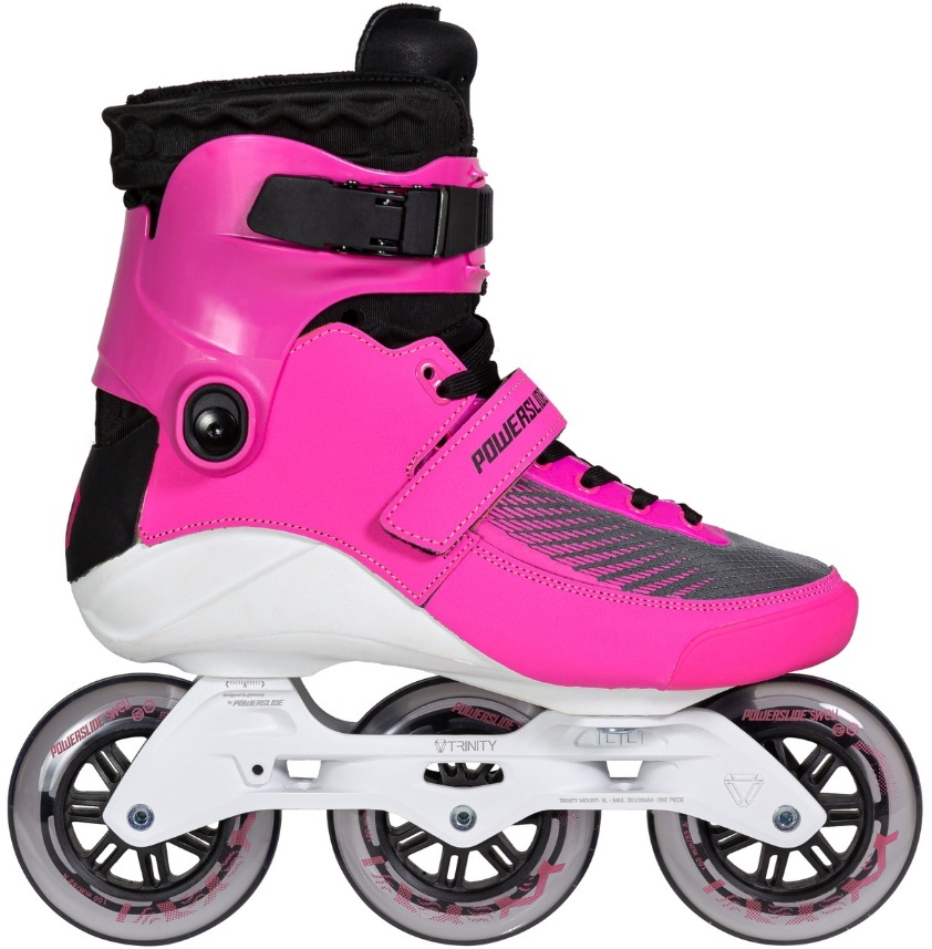 Kolečkové brusle Powerslide Swell Electric Pink 100 Trinity, 3x, 100, 39