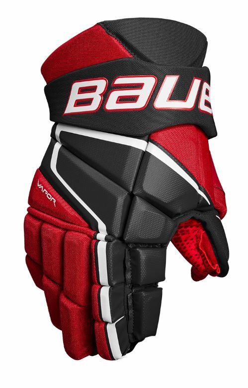 Rukavice Bauer Vapor 3X S22 SR, Senior, 15", černá-červená