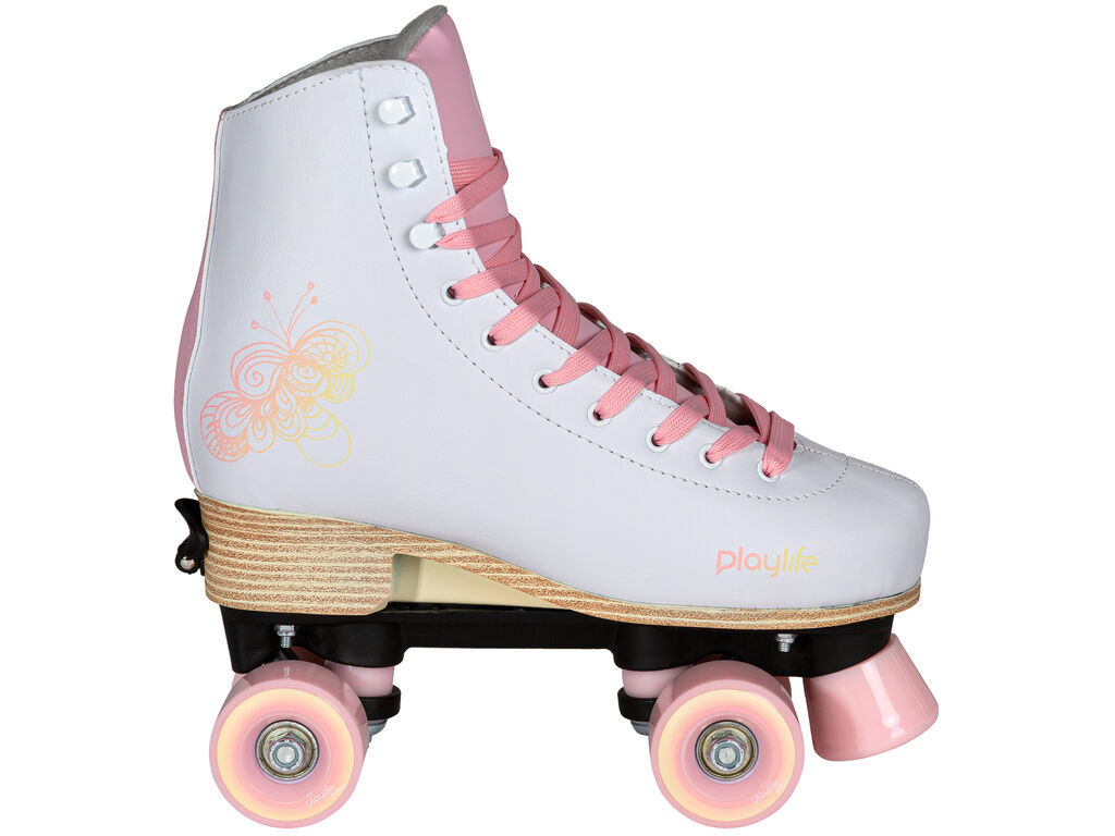 Kolečkové brusle Playlife Quad Classic Pale Rose Adjustable, 39-42, 2x2, 54