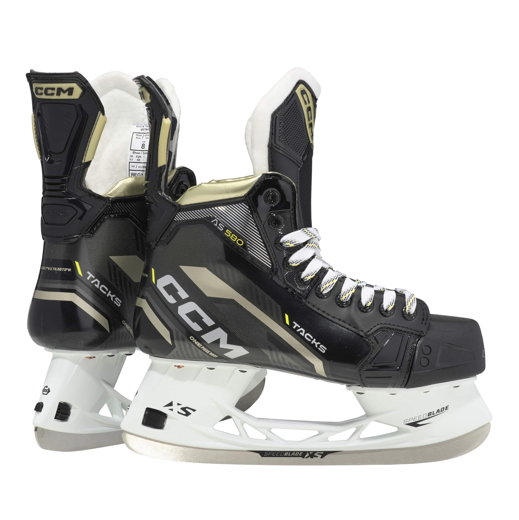 Brusle CCM Tacks AS-580 SR, Senior, 9.5, 45, W