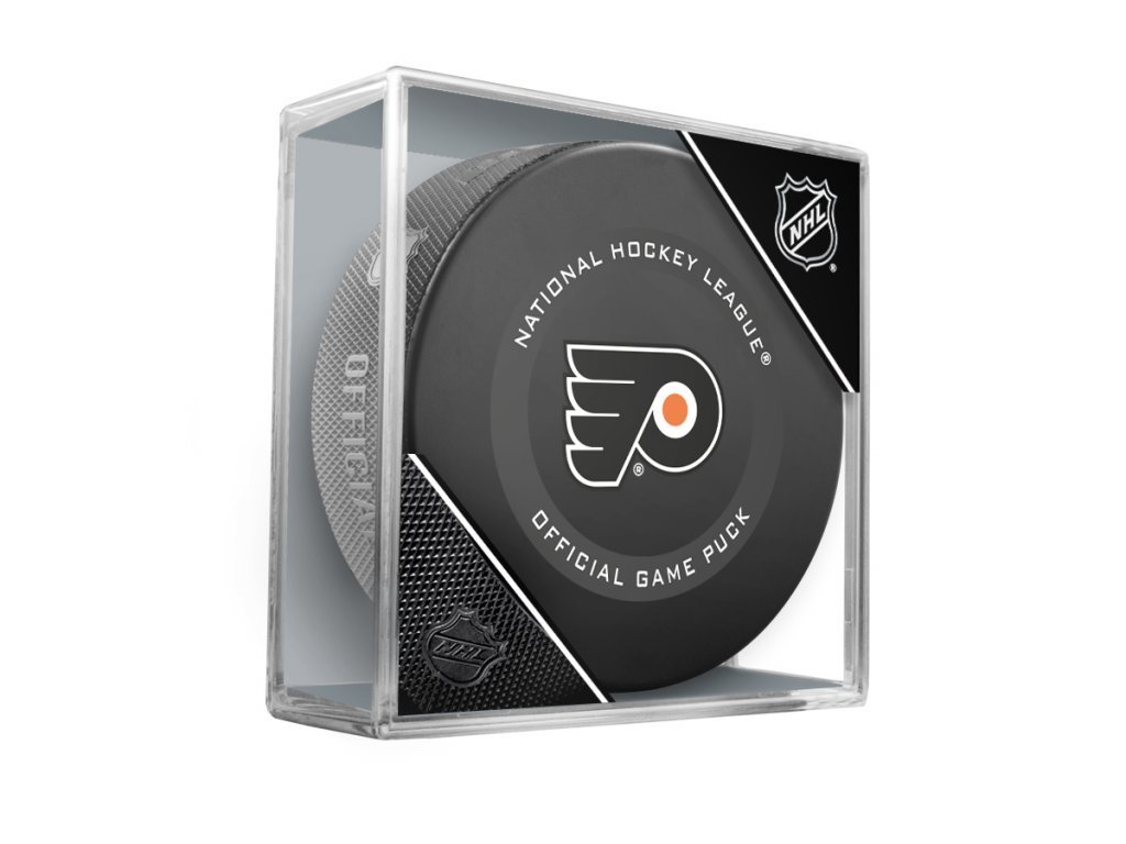 Fanouškovský puk NHL Official Game Puck (1ks), Philadelphia Flyers