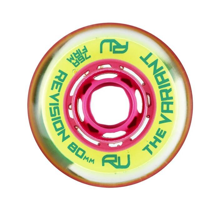 Kolečka Revision Variant Firm Indoor Yellow/Pink (1ks), 76, 76A