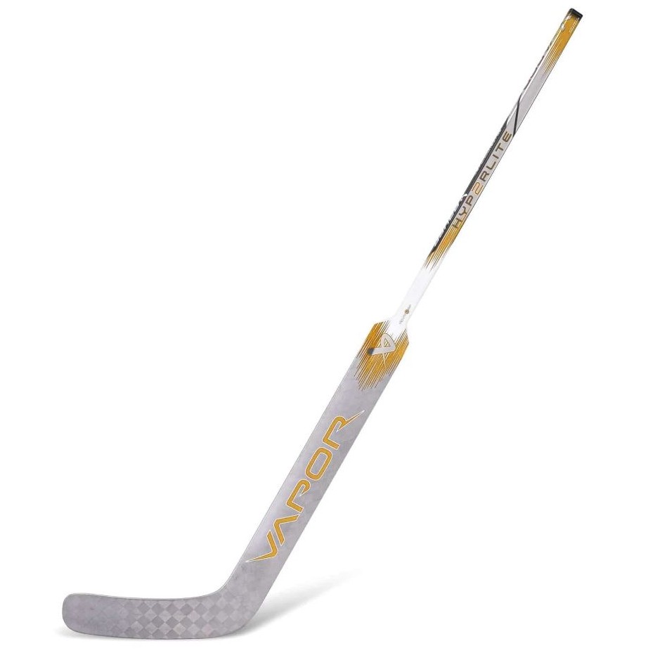 Brankářská hokejka Bauer Vapor Hyperlite 2 S23 INT, Intermediate, stříbrná, 23", P31, R