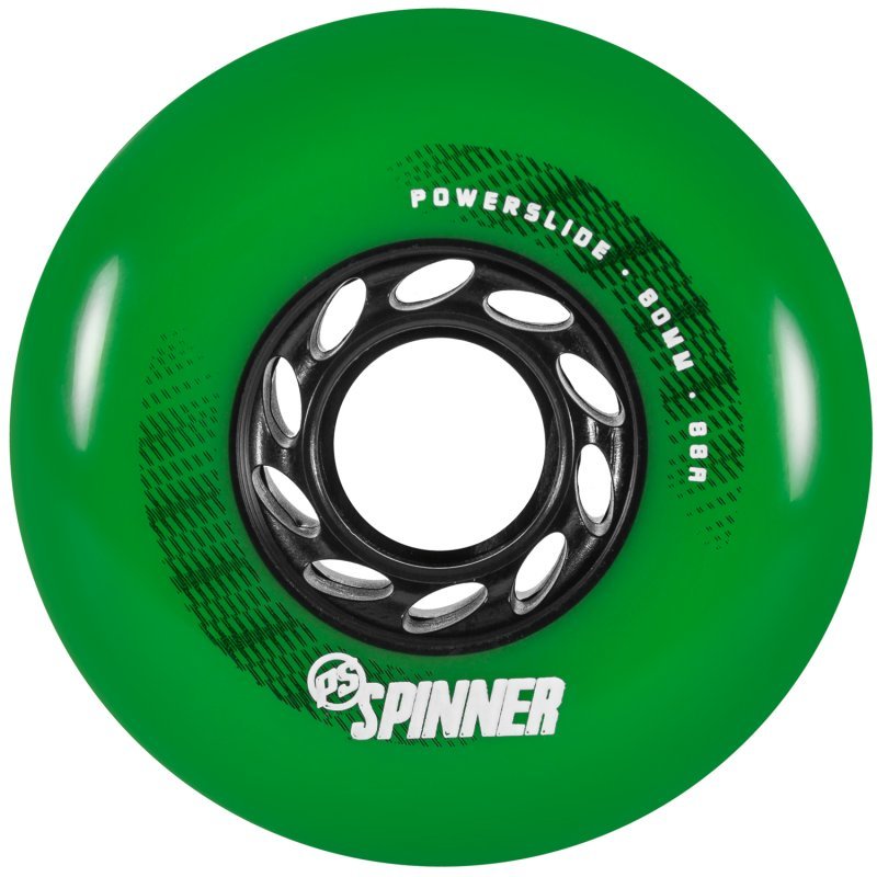 Kolečka Powerslide Spinner Green (4ks), 88A, 80