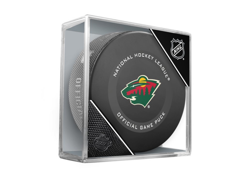 Fanouškovský puk NHL Official Game Puck (1ks), Minnesota Wild