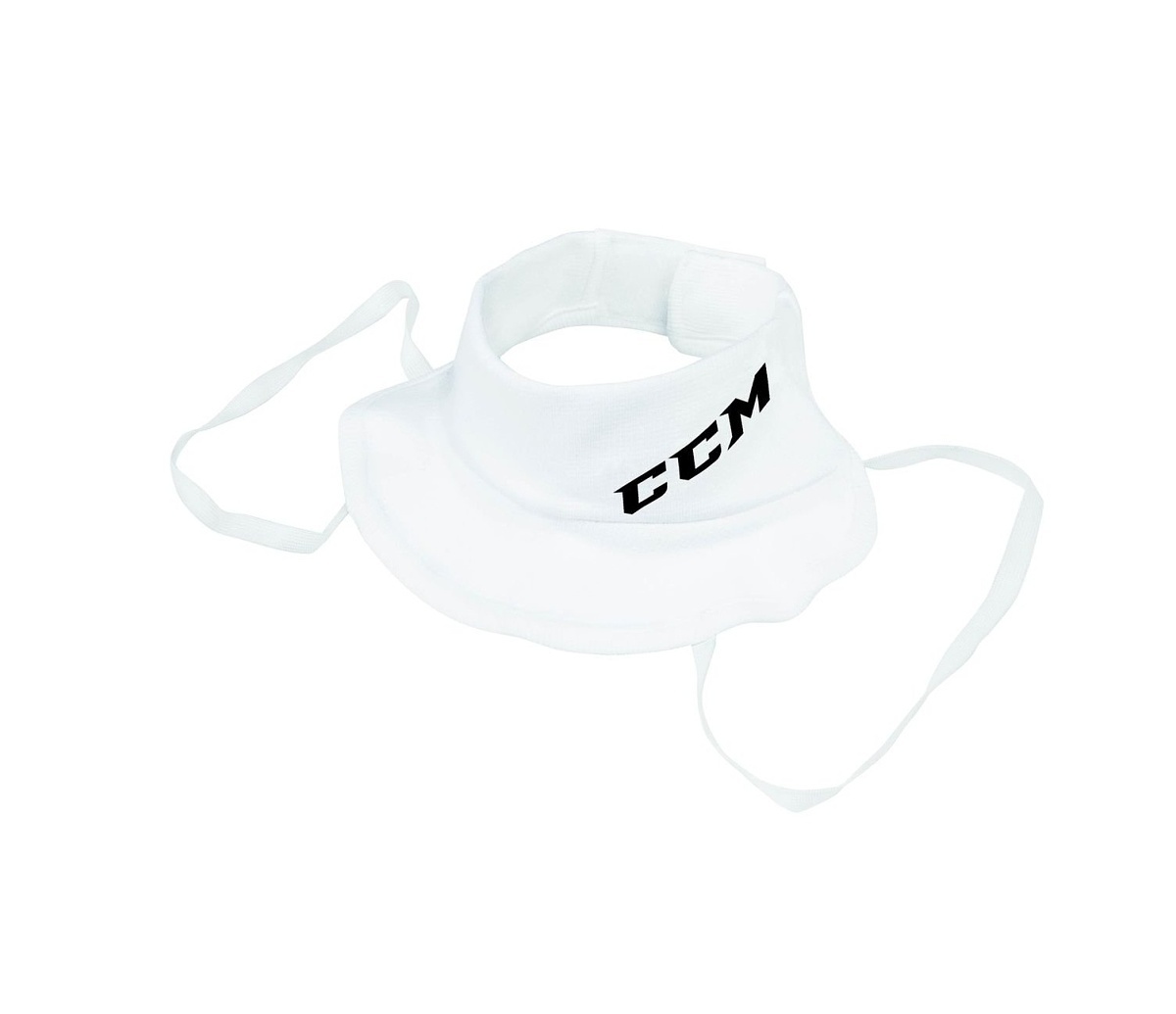 Nákrčník CCM Pro Neck Guard SR, bílá, Senior