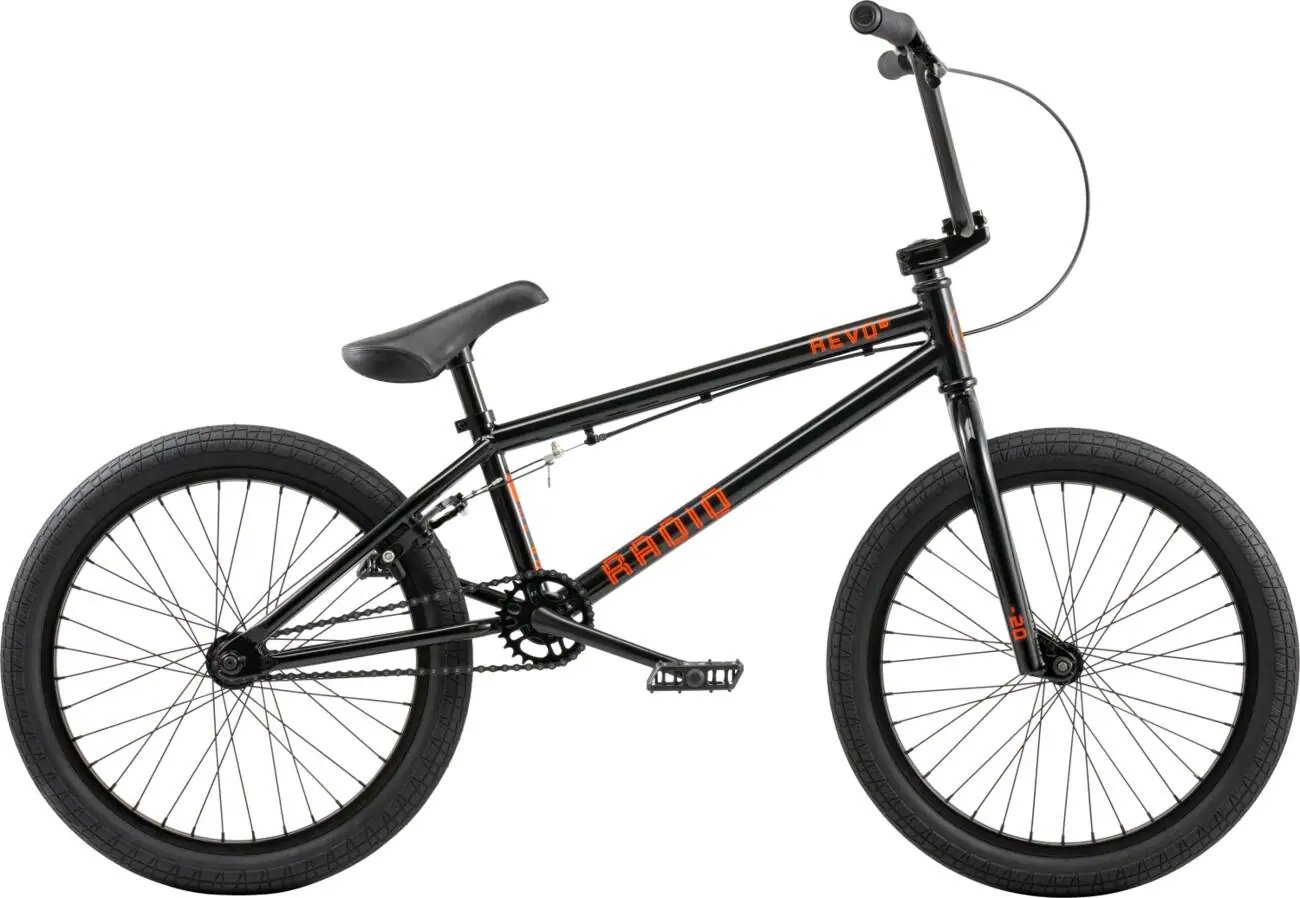 Radio Revo 20" 2022 Freestyle BMX Kolo (20"|Černá/Oranžová)