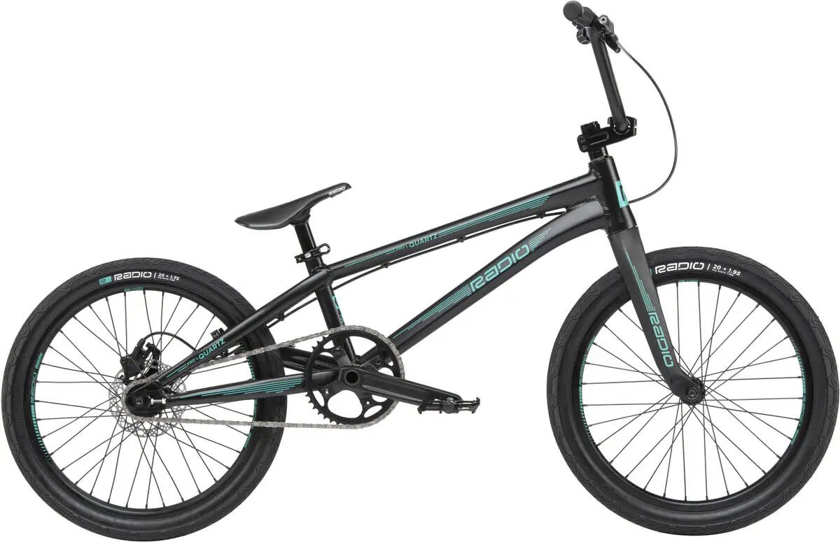 Radio Quartz Pro L 20" 2022 Race BMX Kolo (20.9"|Matt Black)