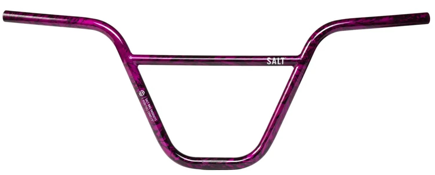 Salt Pro BMX řidítka (9"|Purple Splatter)