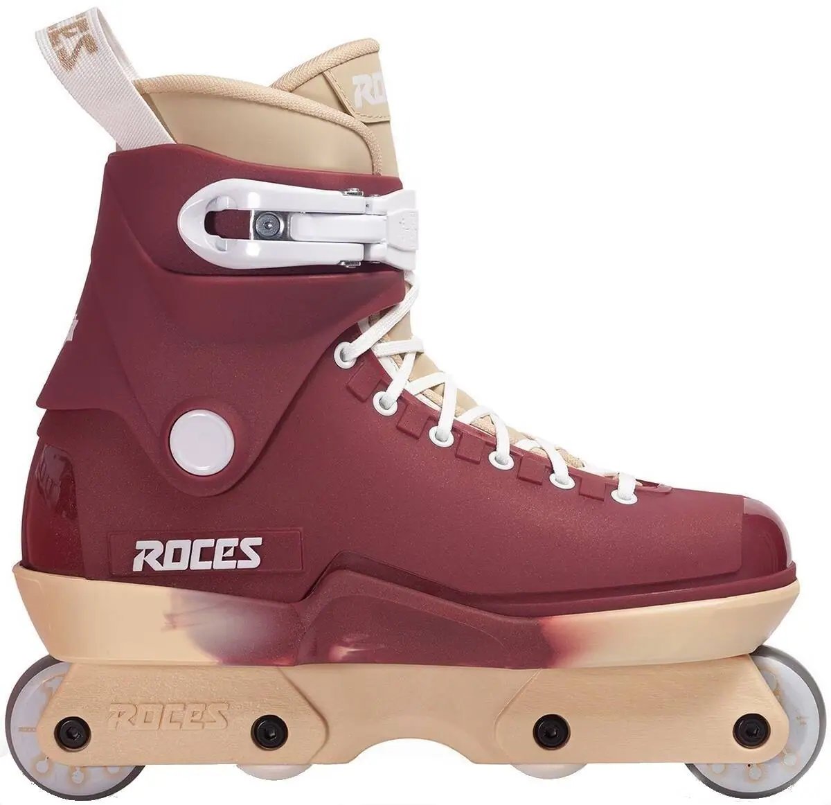 Roces M12 Lo Team Pomegranate Aggressive Inline Brusle (Pomegranate|47)