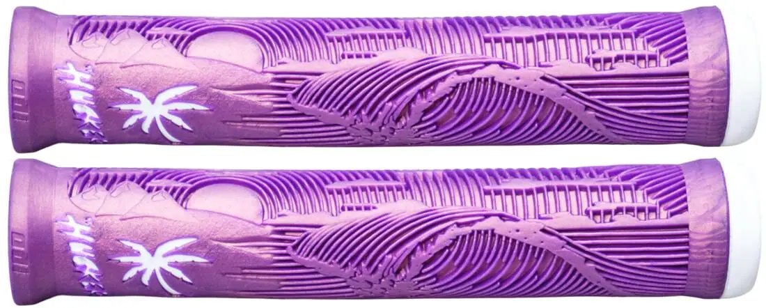 ODI Hucker Flangeless Gripy (160mm|Iridescent Purple/White)