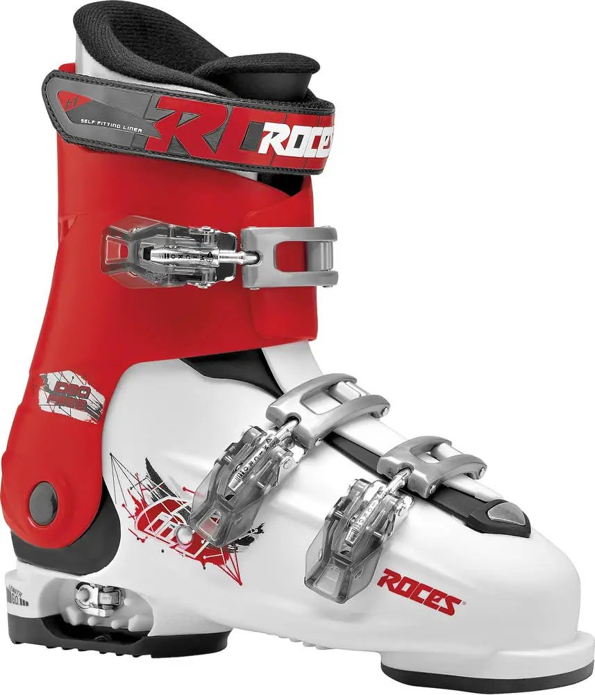 Roces Idea Free 6v1 nastavitelné dětské lyžařské boty (22.5-25.5|White/Red)