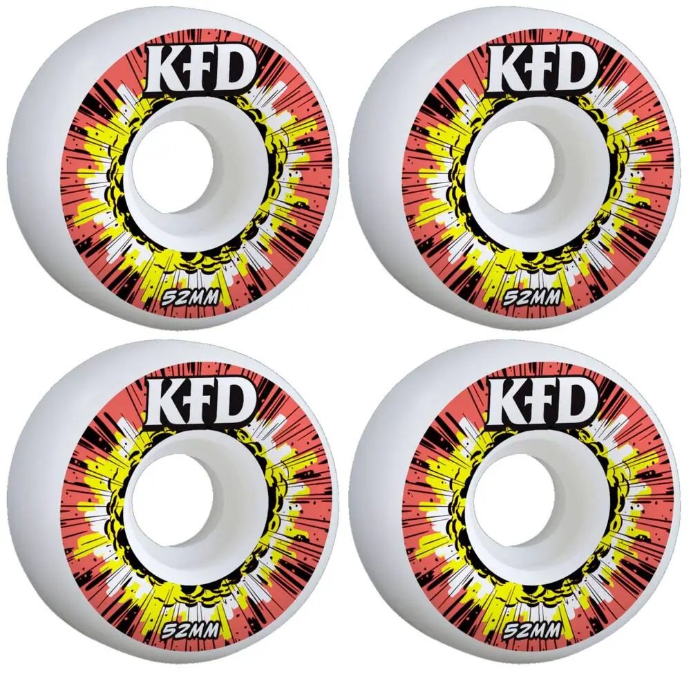 KFD Blast Kolečka Na Skate 4-Balení (53mm|Red)