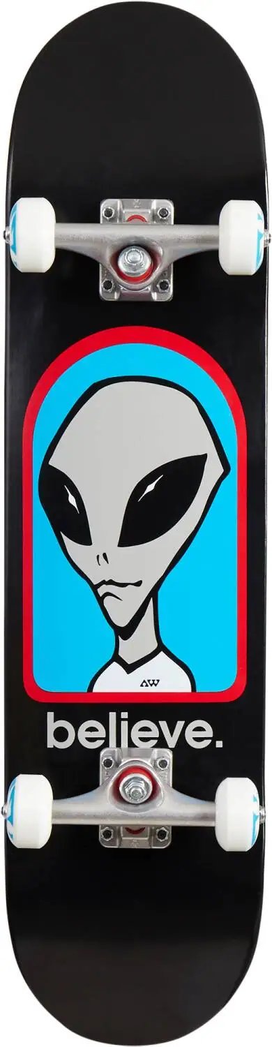 Alien Workshop Believe Skateboard Komplet (7.75"|Černá/Modrá/Šedá)