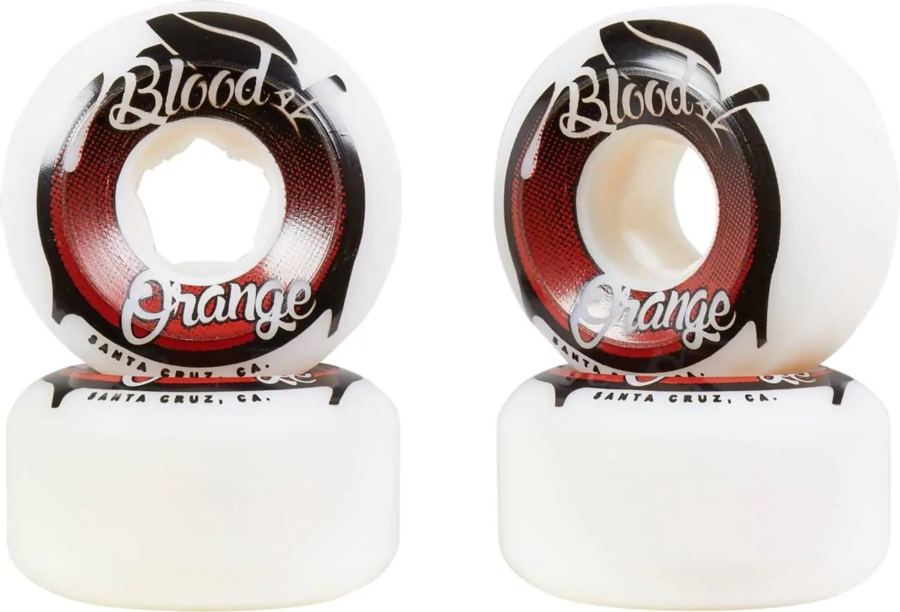 Blood Orange Street Raw Conical Cruiser Kolečka 4-Souprava (57mm|Bílá/Červená)