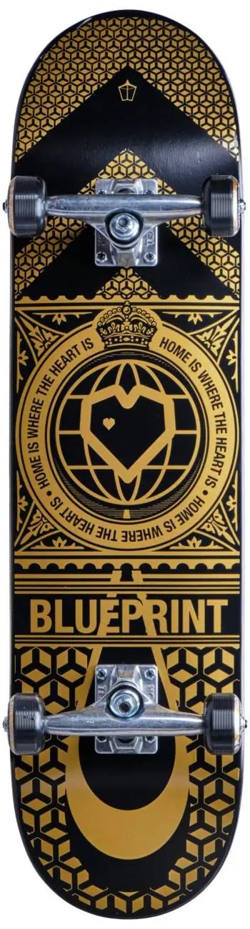 Blueprint Home Heart Skateboard Komplet (8.125"|V2 Black)